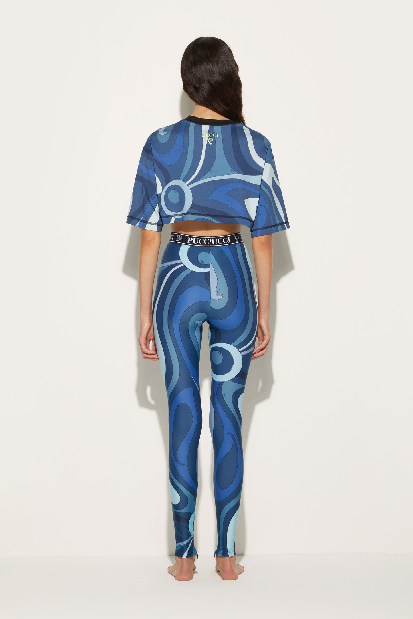 Marmo-Print Cotton T-shirt View 4 - Pucci