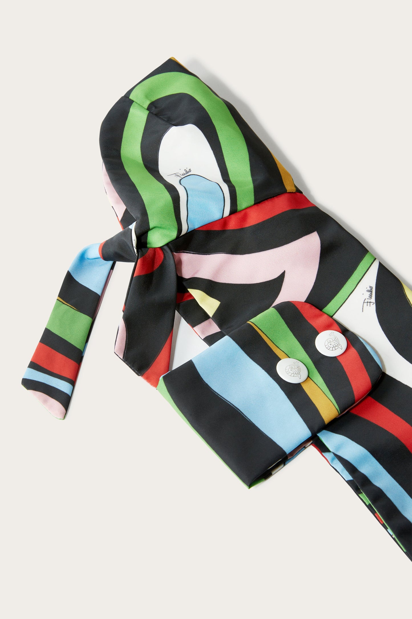 Marmo-Print Dog Raincoat View 2 - Pucci