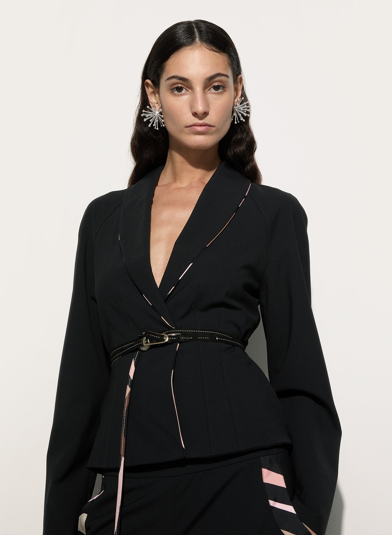 Double Belt with Metal Buckle View 2 - Pucci