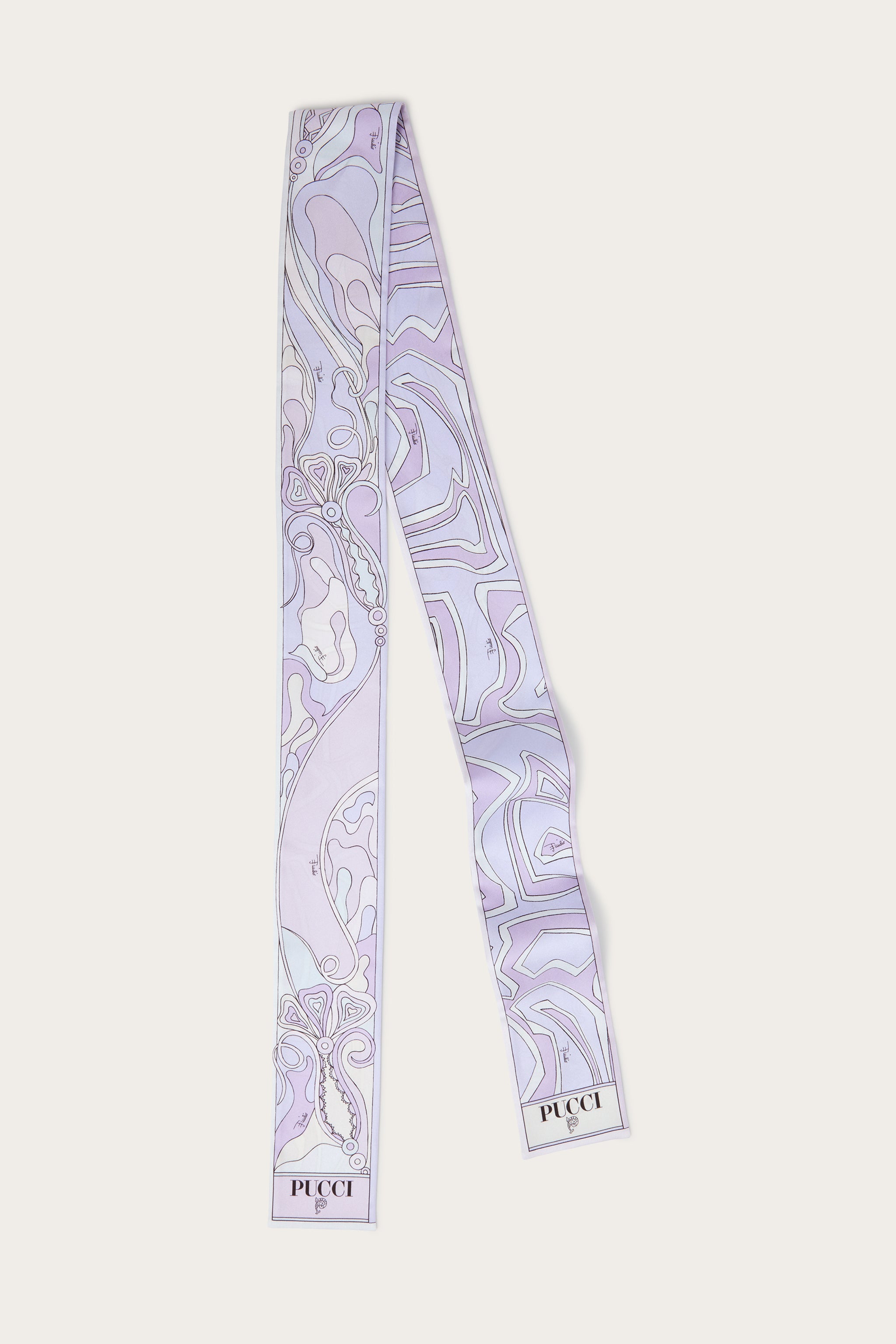 Foulard Carré CERRUTI Vintage - 100% Soie Violet - 38x38 Cm - Femme