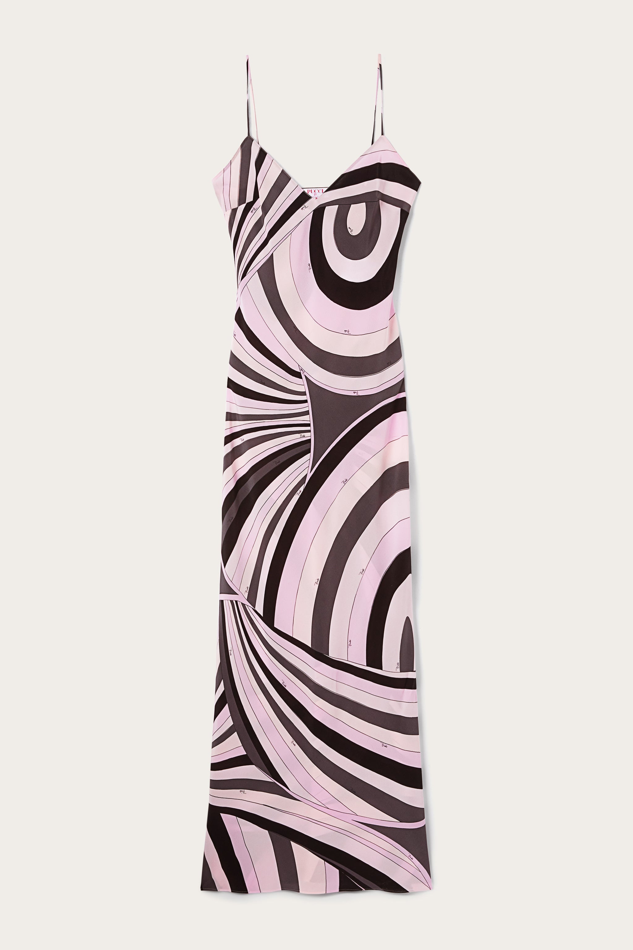 pucci long dress Emilio Pucci Silk Maxi Dress in Blue & Fuchsia