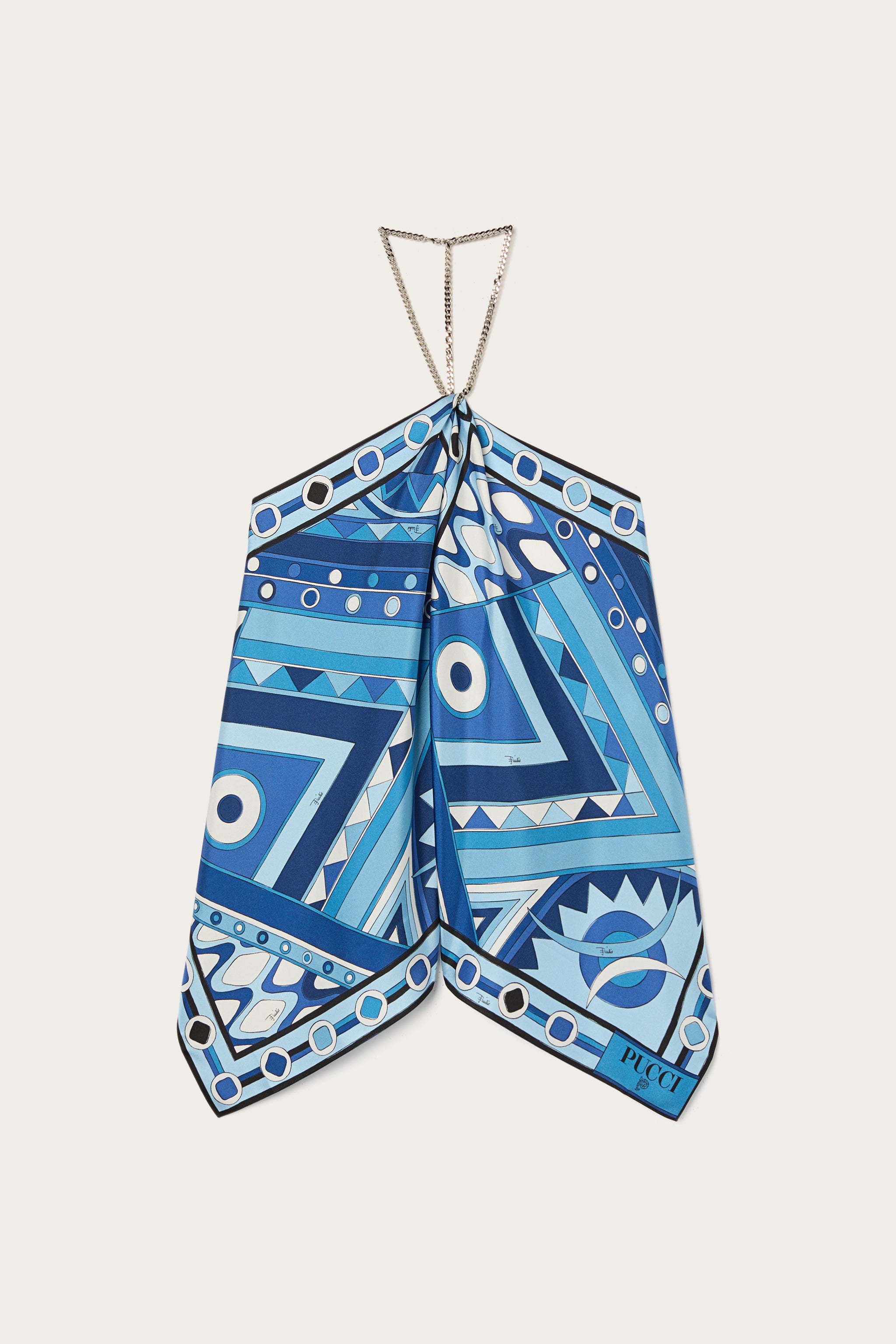 Vivara Print Sleeveless Silk Top – PUCCI Online Store