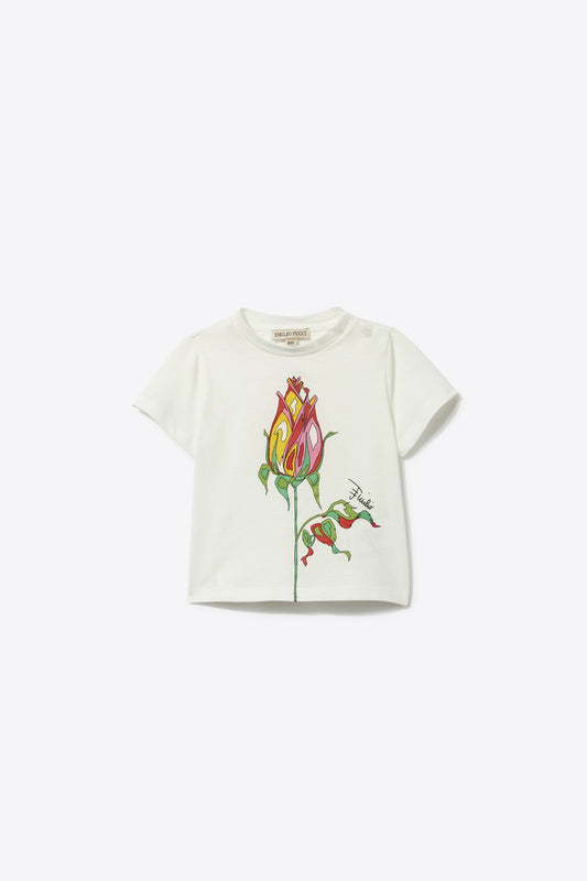 Rosa-Print Cotton T-Shirt