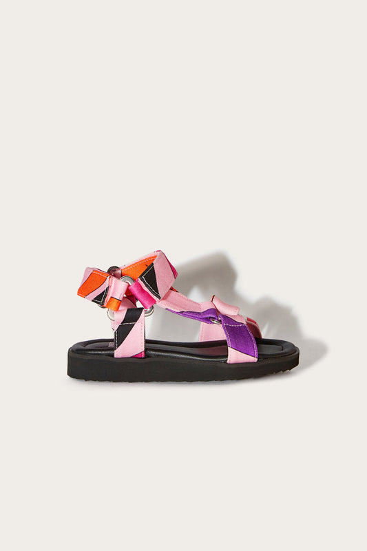 Marmo-Print Sandals