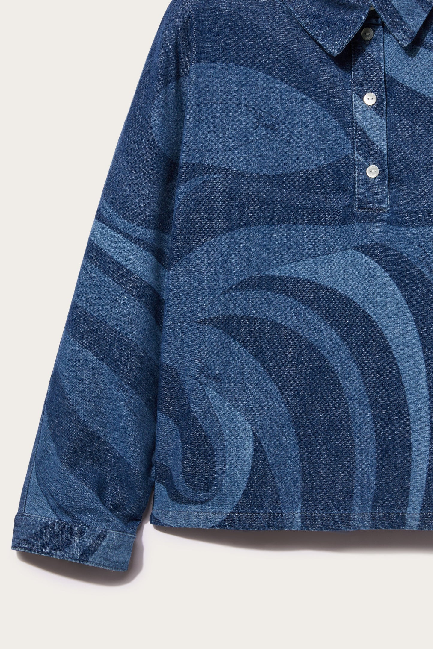 Marmo-Print Shirt View 3 - Pucci