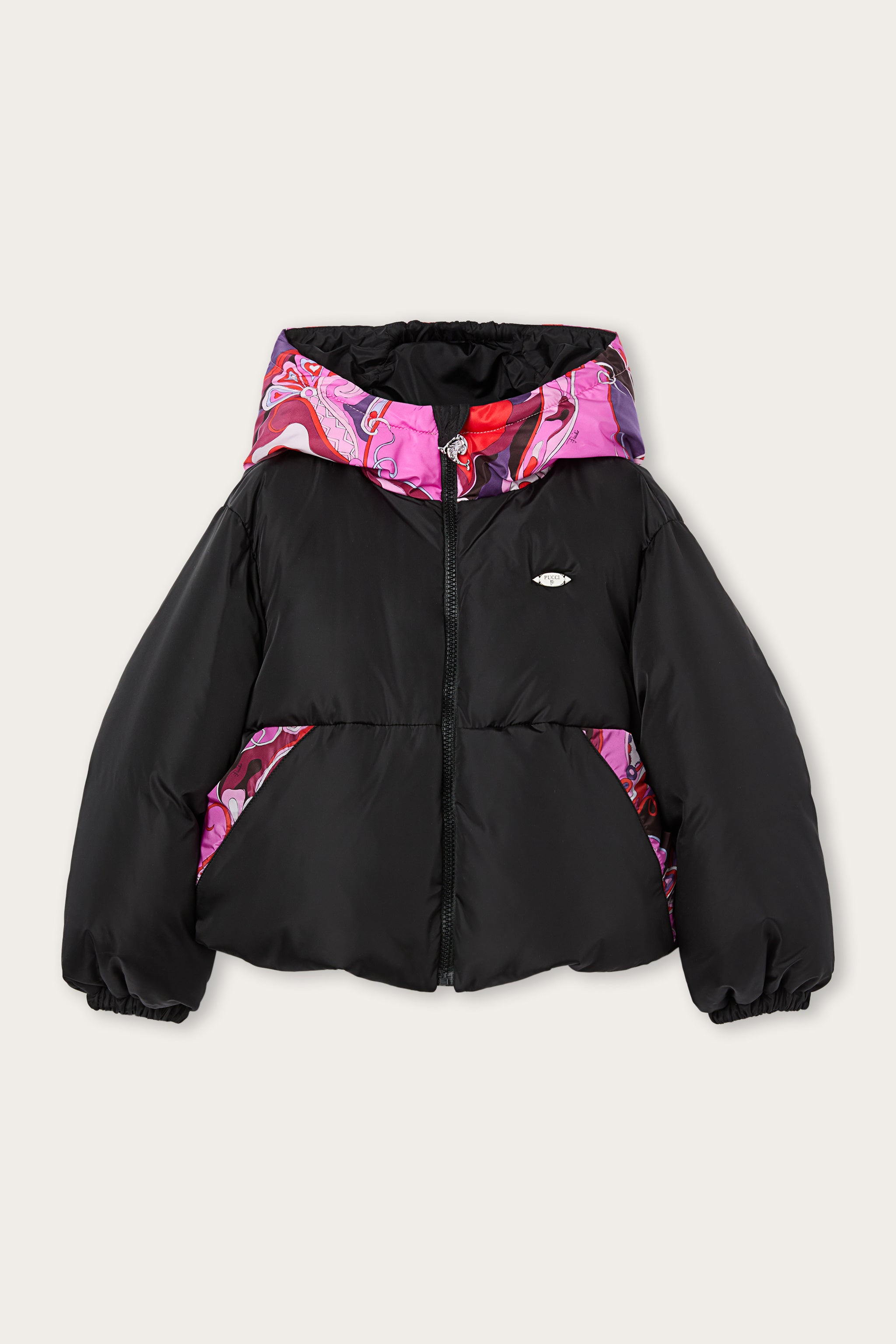 Down Jacket with Printed Details – PUCCI Online Store