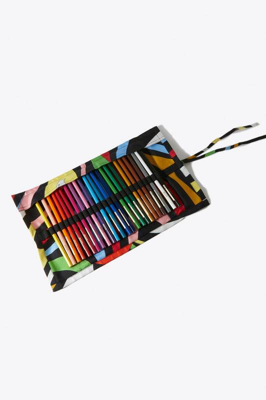 Kit di colori con stampa Marmo
