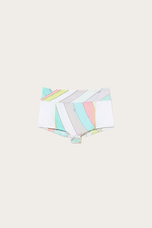 Iride-Print Swim Shorts