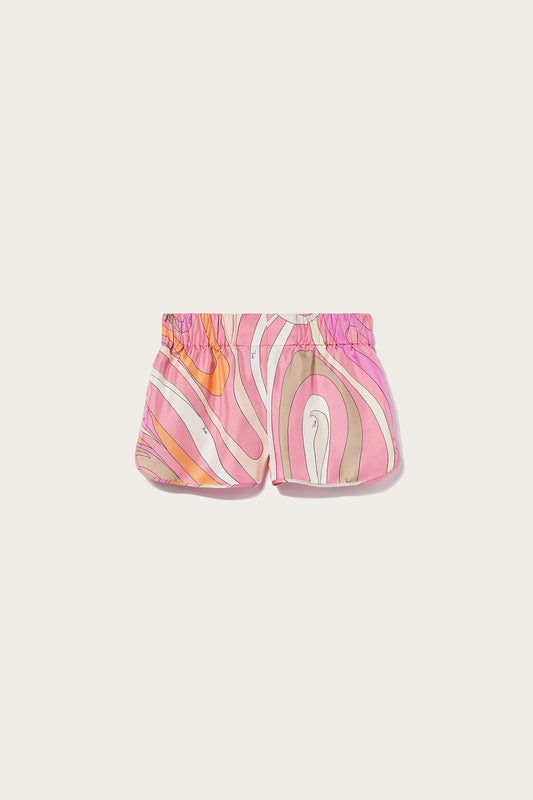 Marmo-Print Shorts