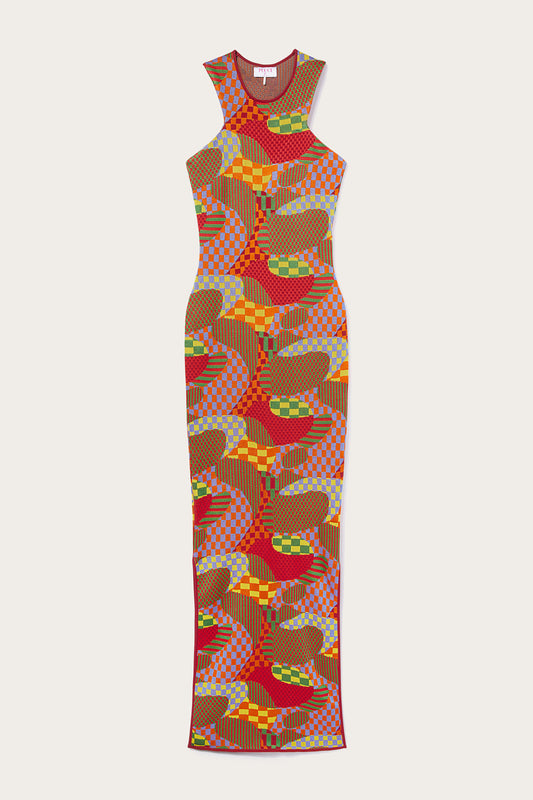 Giardino-Jacquard Long Dress