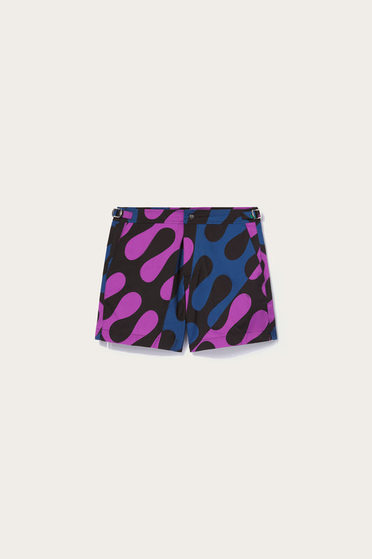 Leocorno-Print Swim Shorts