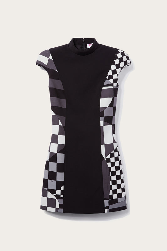 Giardino-Print Mini Dress