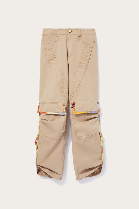 Giardino-Print Cargo Trousers