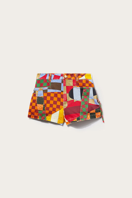 Giardino-Print Shorts