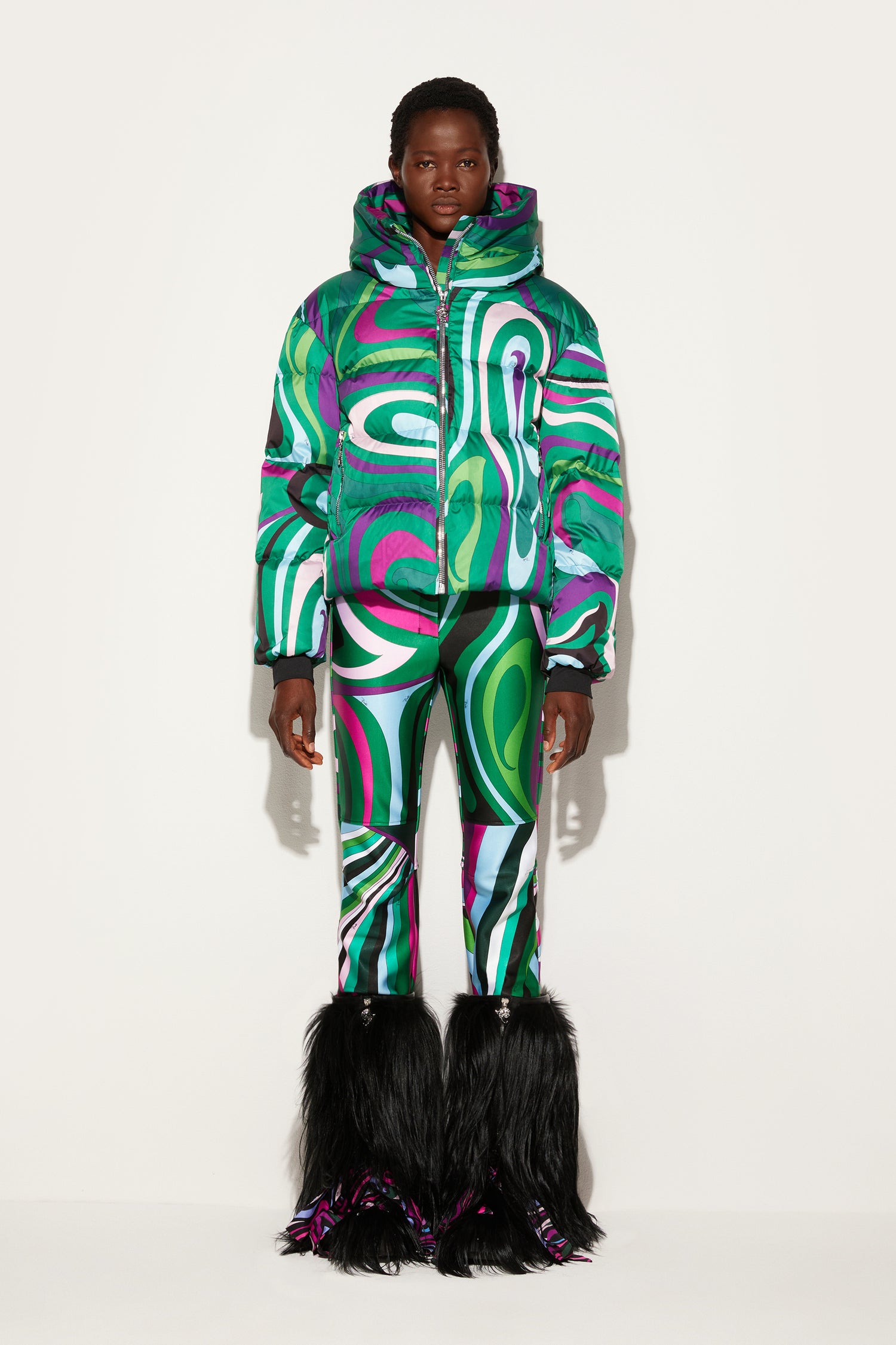 Pucci x Fusalp | Marmo-Print Ski Jacket