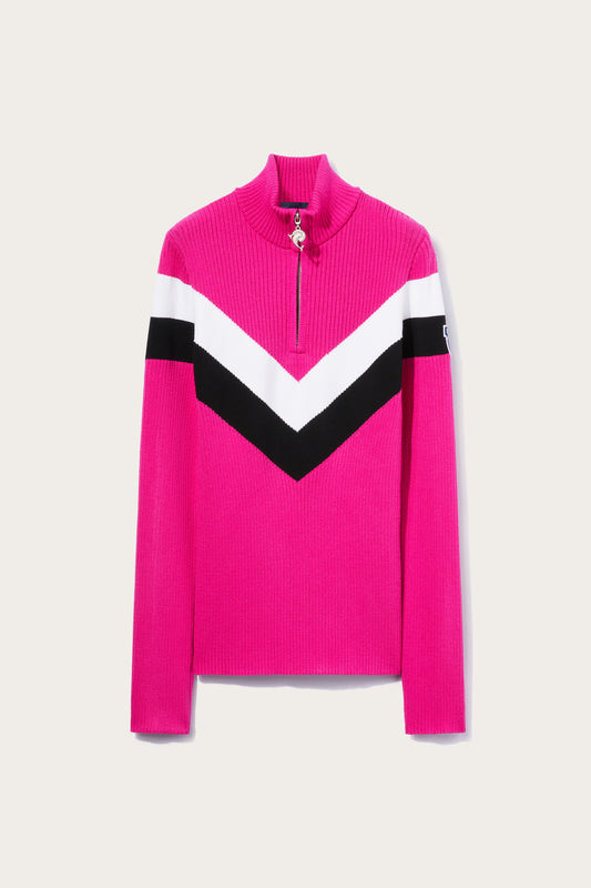 Pucci x Fusalp | Stripe-Jacquard Zip Sweater