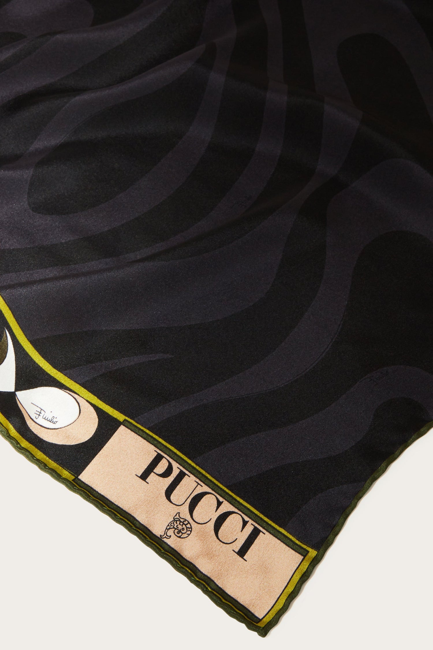 Marmo And Pesci-Print Silk-Twill Hijab