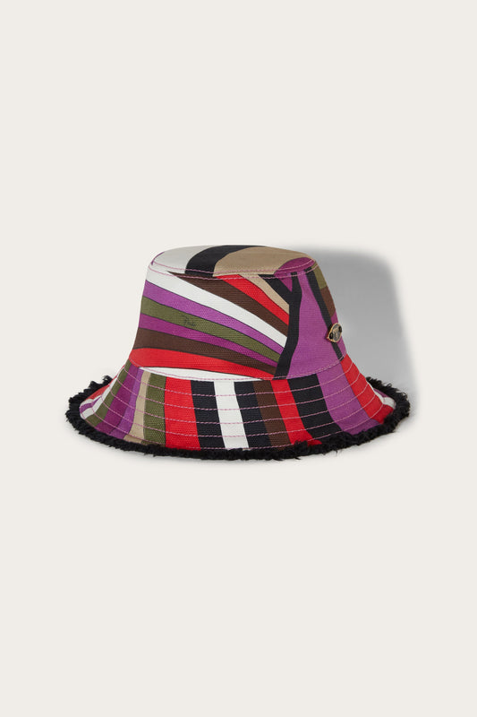 Iride-Print Bucket Hat