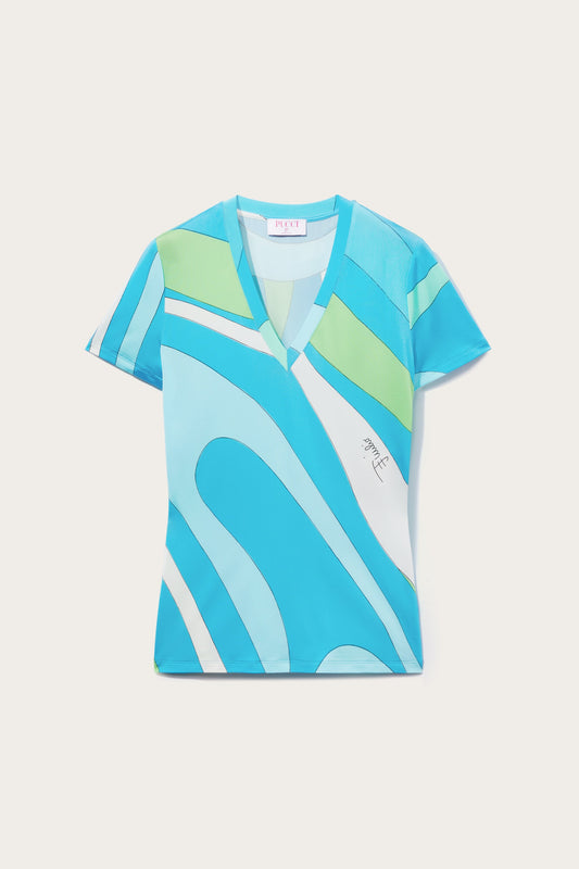 Marmo-Print T-Shirt