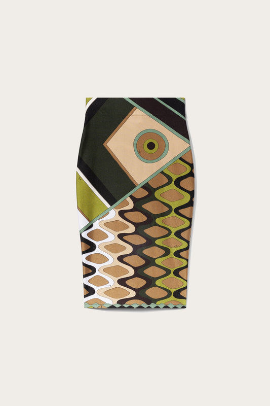 Vivara-Print Pencil Skirt