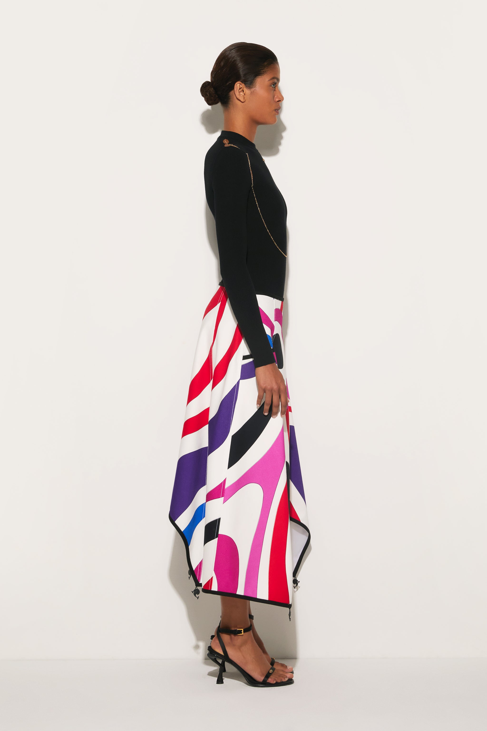 Pucci mesh Vibes Long Slit Sundowner