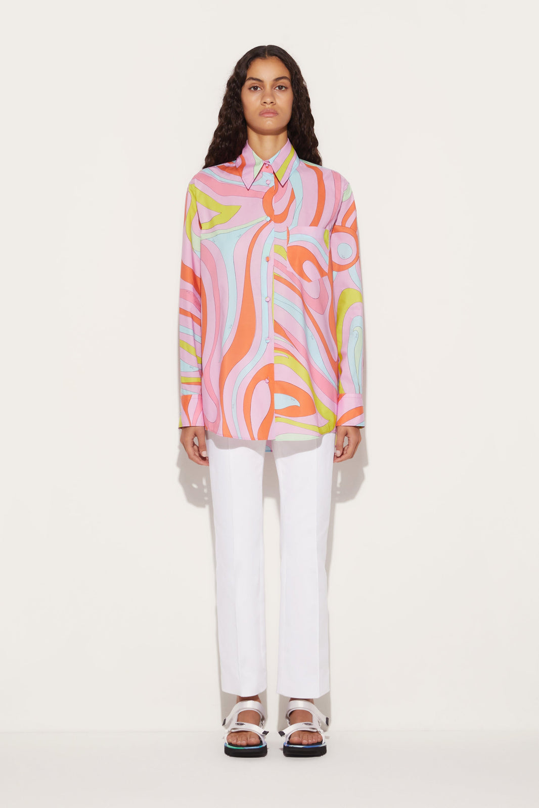 Pucci Women's Costume Intero Con Stampa Blue