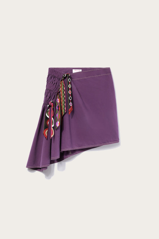 Vivara-Print Mini Skirt