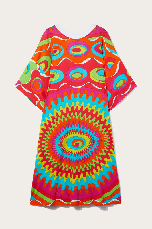 Bersaglio-Print Cotton T-Shirt Dress