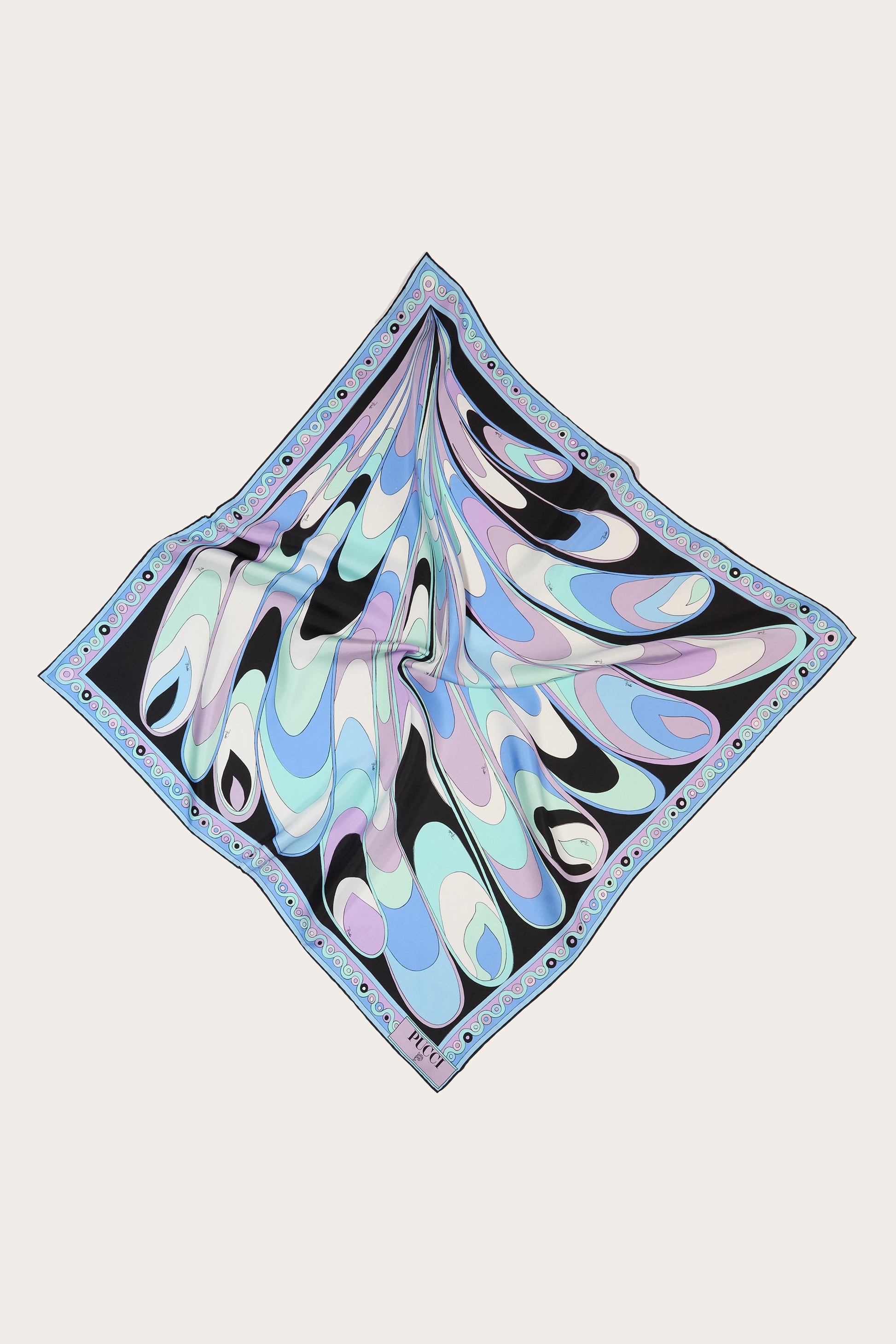 Vintage Pucci Silk Scarf Onde-Print Silk Scarf – PUCCI Online Store