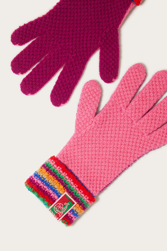 Knitted Gloves View 3 - Pucci