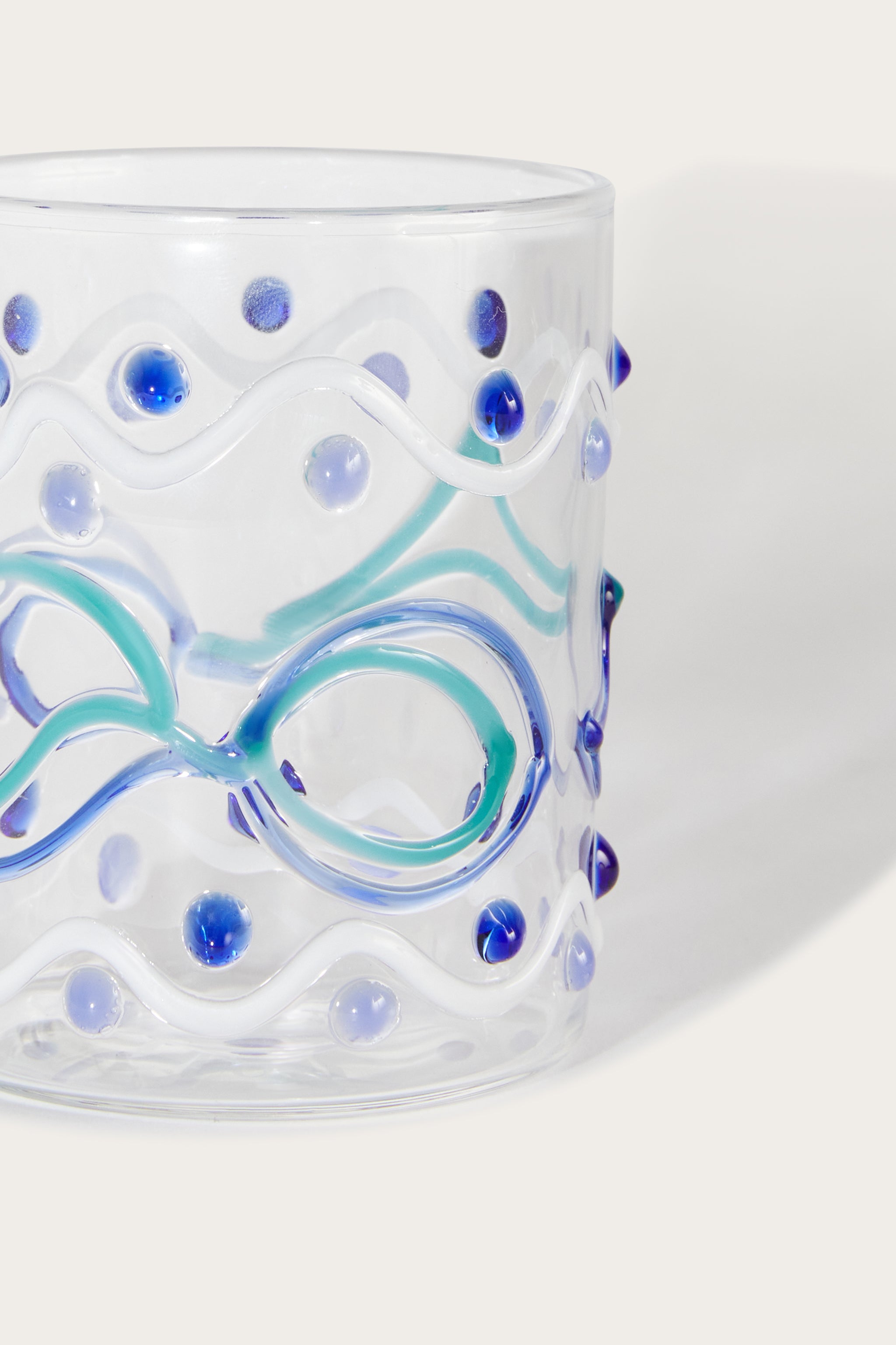 Set 2 Bicchieri In Vetro Con Manico E Coperchio A Scacchi Blu | 0,5 L Con Paglia E Ricettario Sciroppi | Per Frullati E Succhi