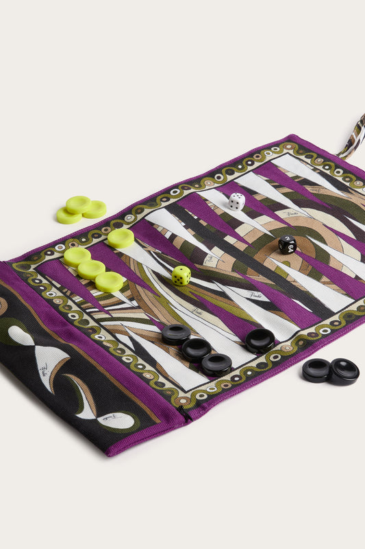 Portable Backgammon Playing Set