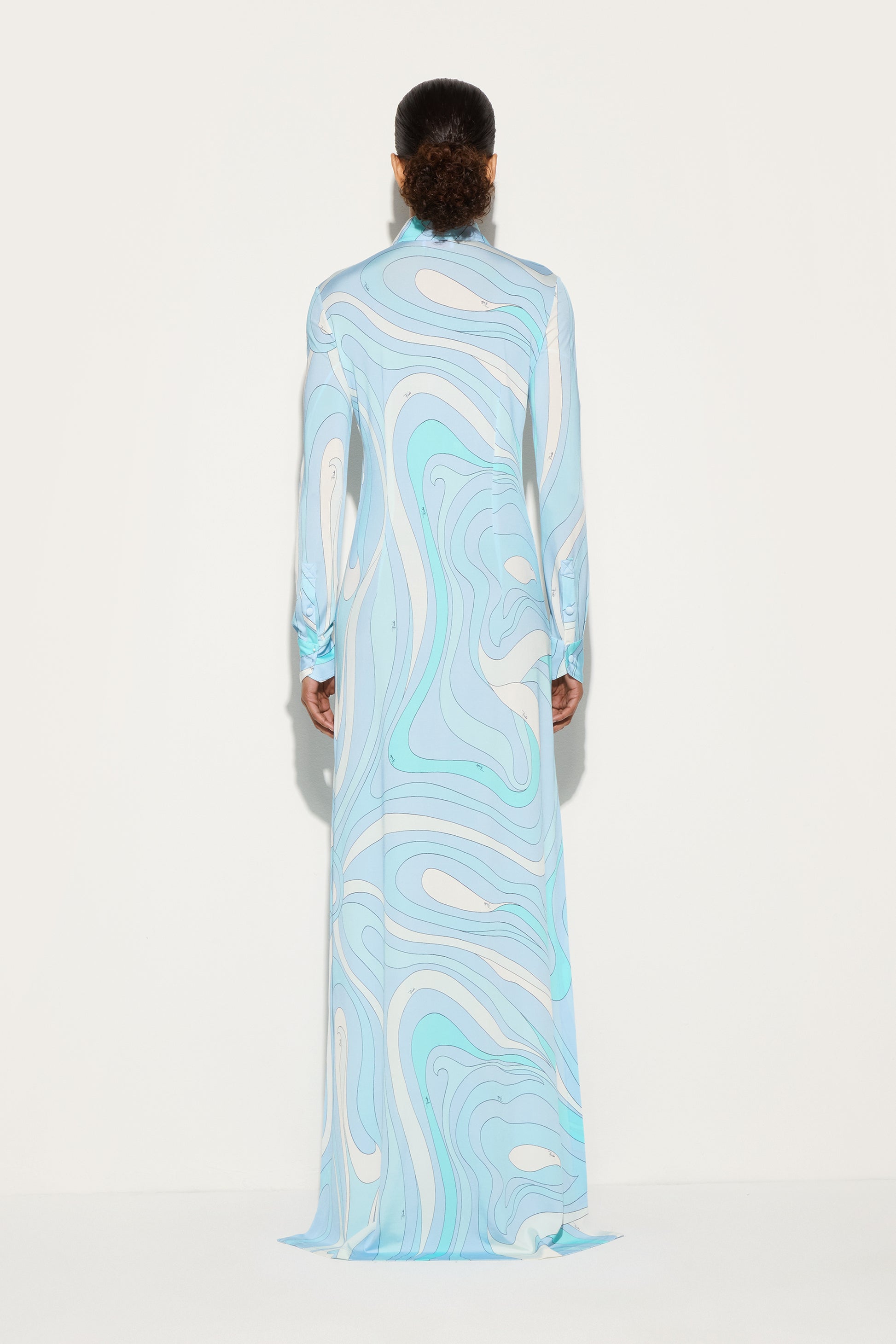 pucci marmo print silk dress Pucci Marmo-Print Silk Slip Dress by Pucci