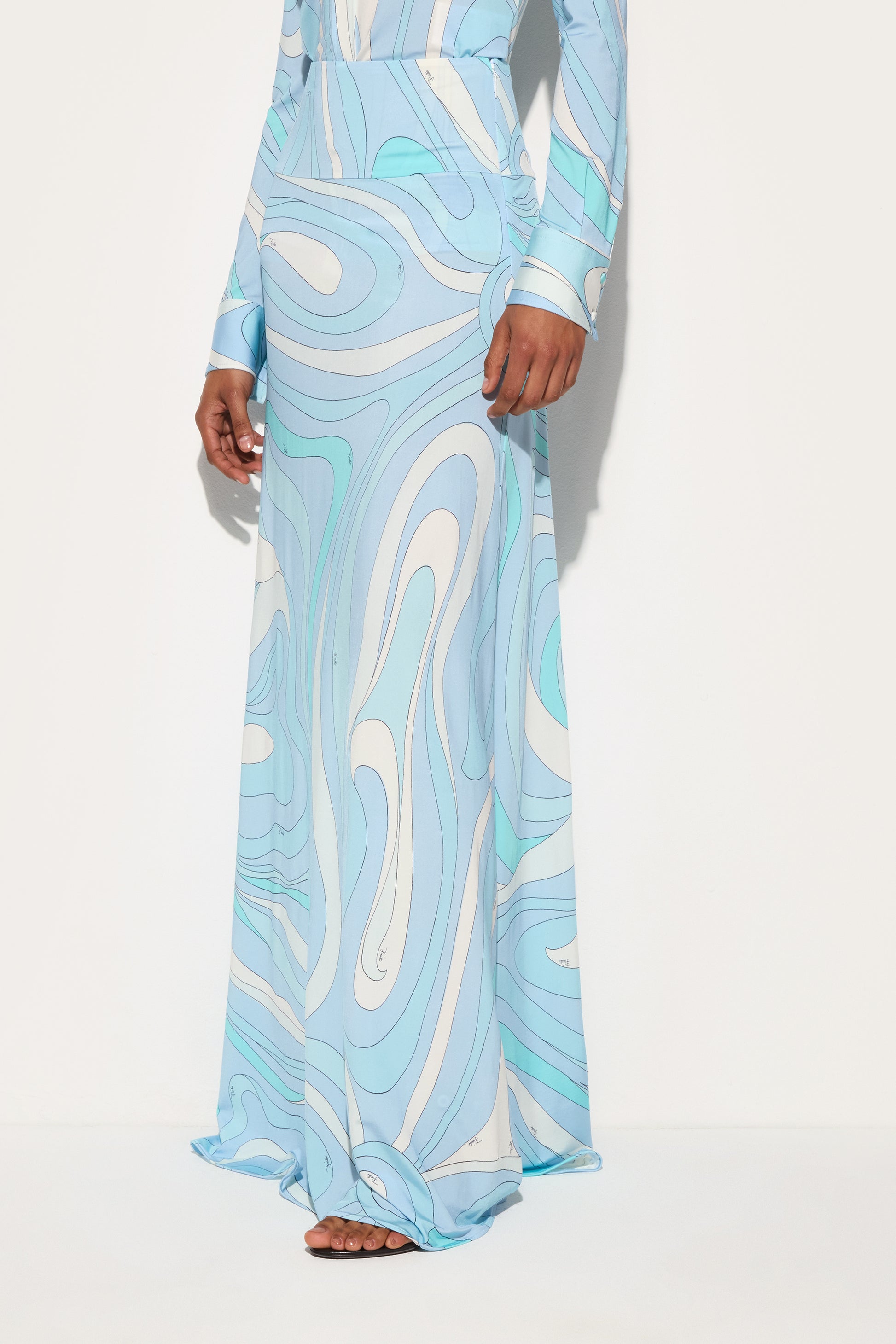 Marmo Print Long Skirt – PUCCI