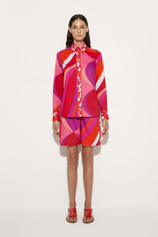 Camicia in Stampa Pesci