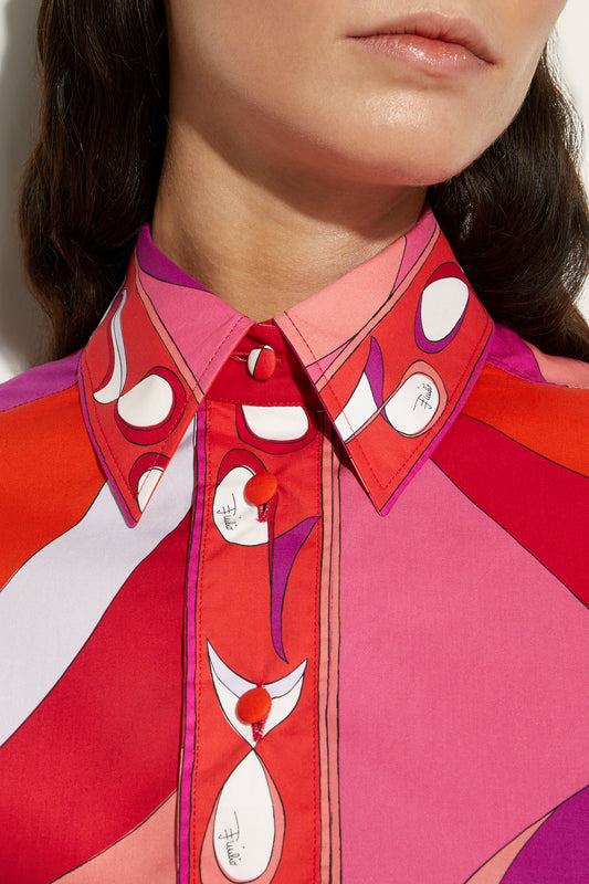 Camicia in Stampa Pesci