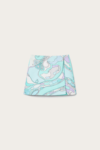 Orchidee Print Silk Miniskirt – PUCCI Online Store