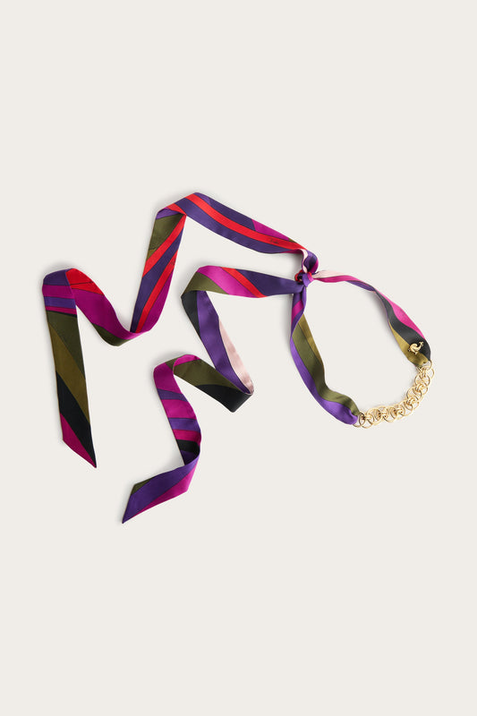 Iride Print Bandeau Necklace