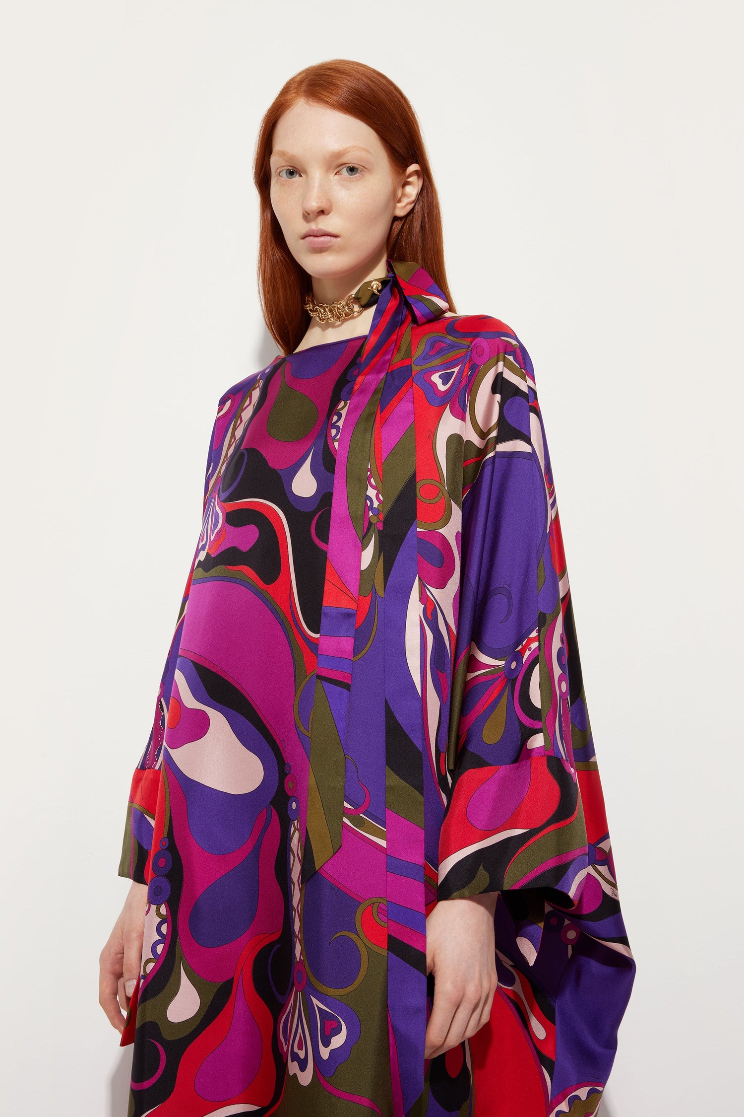 Iride Print Bandeau Necklace