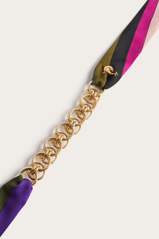 Iride Print Bandeau Necklace