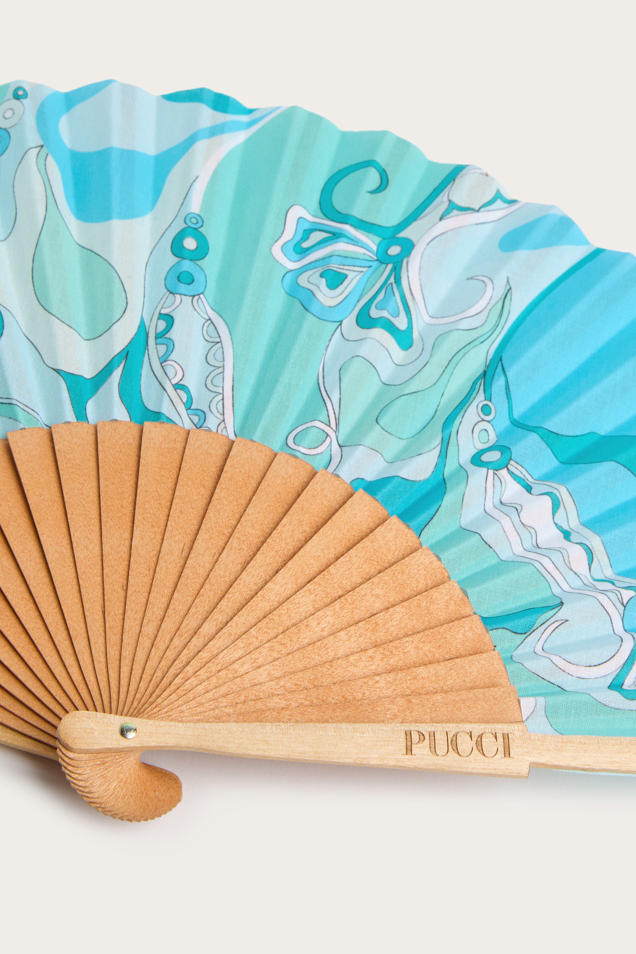 EMILIO PUCCI - kanae Orchidee Print Fan – PUCCI