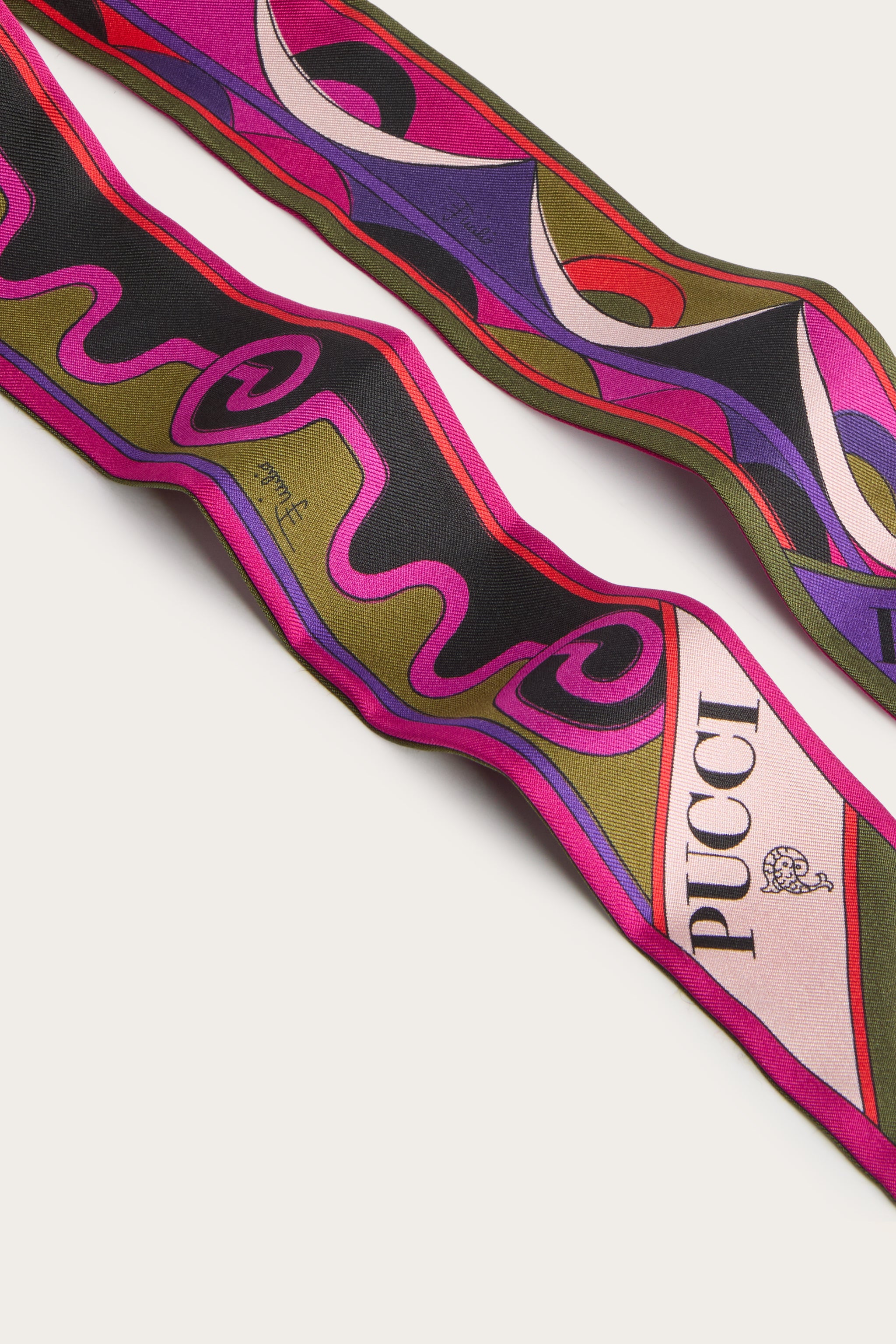 Astro and Rombi Print Silk Twill Scarf – PUCCI Online Store