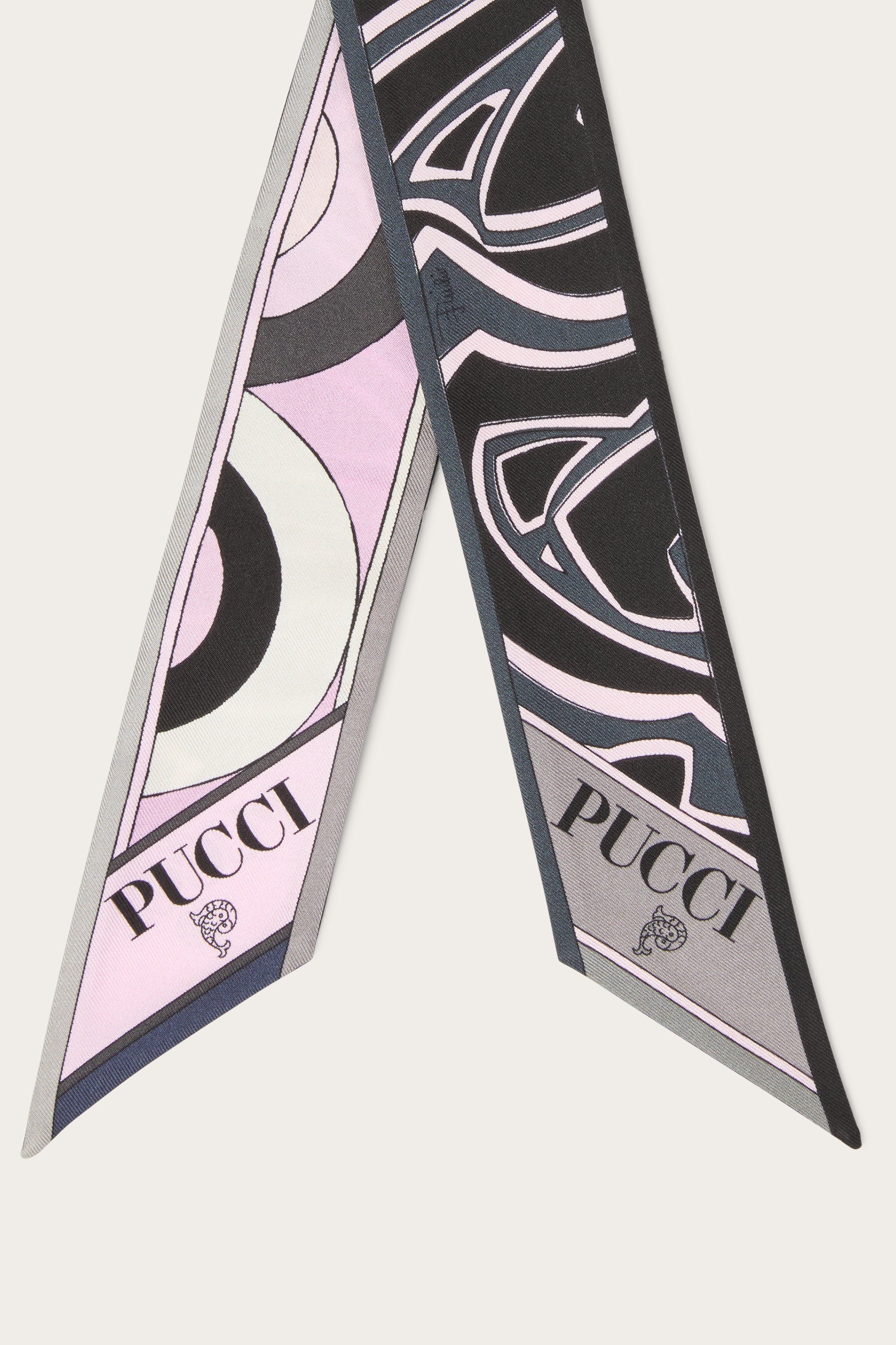 Onde and Labirinto Print Silk Twill Scarf – PUCCI Online Store