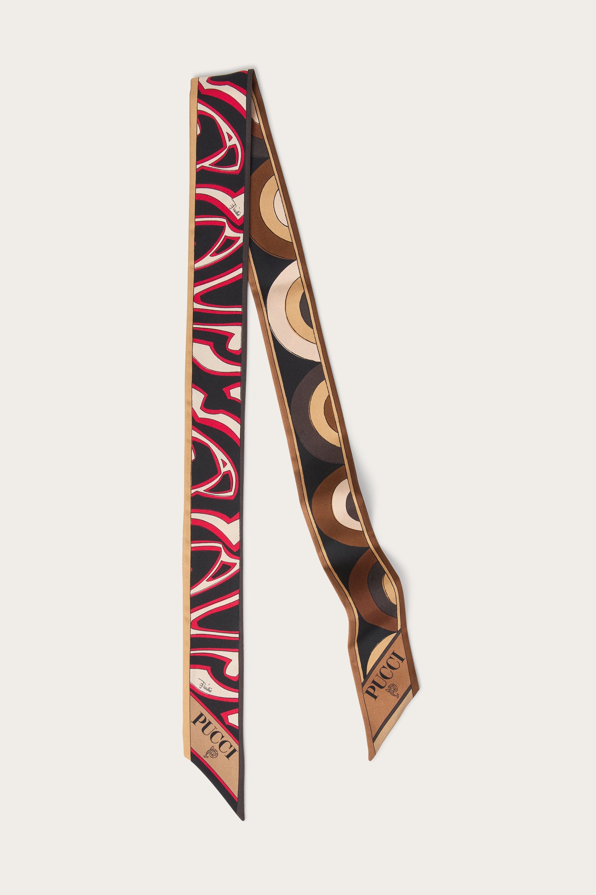 Onde and Labirinto Print Silk Twill Scarf – PUCCI Online Store