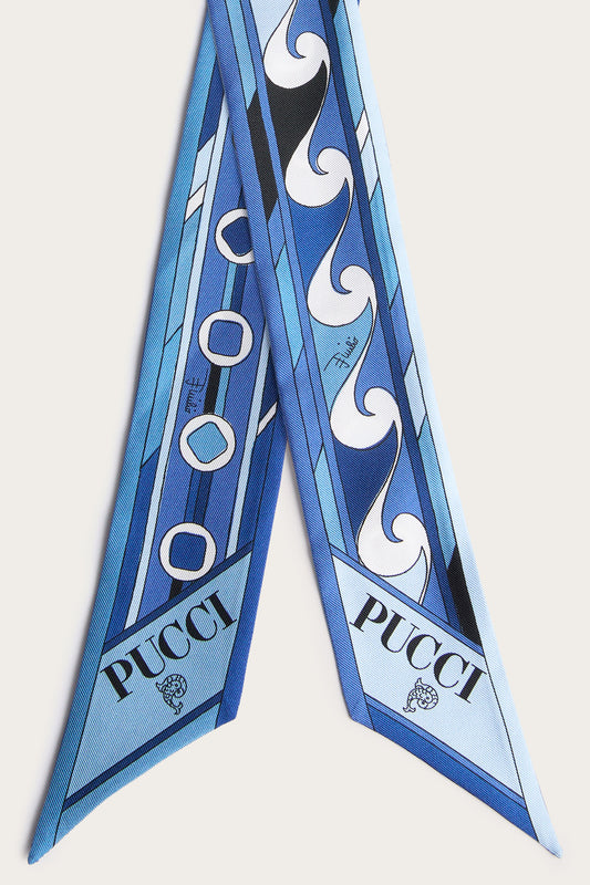 Foulard in Seta in Stampa Vivara e Boucl�