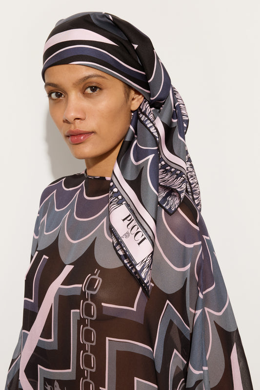 Istrice Print Silk Carre