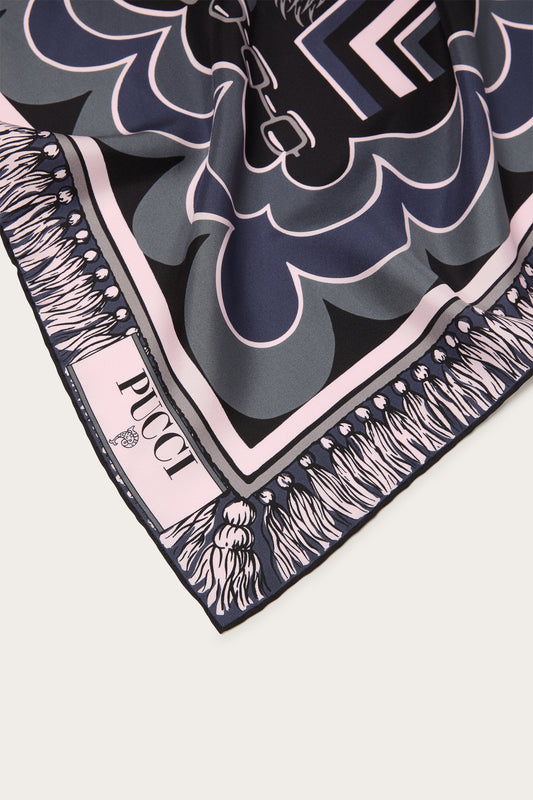 Istrice Print Silk Carre