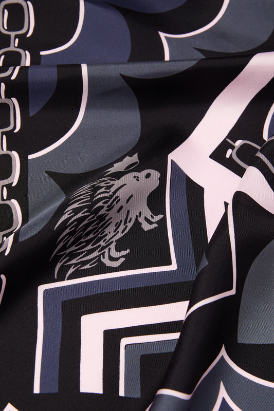 Istrice Print Silk Carre