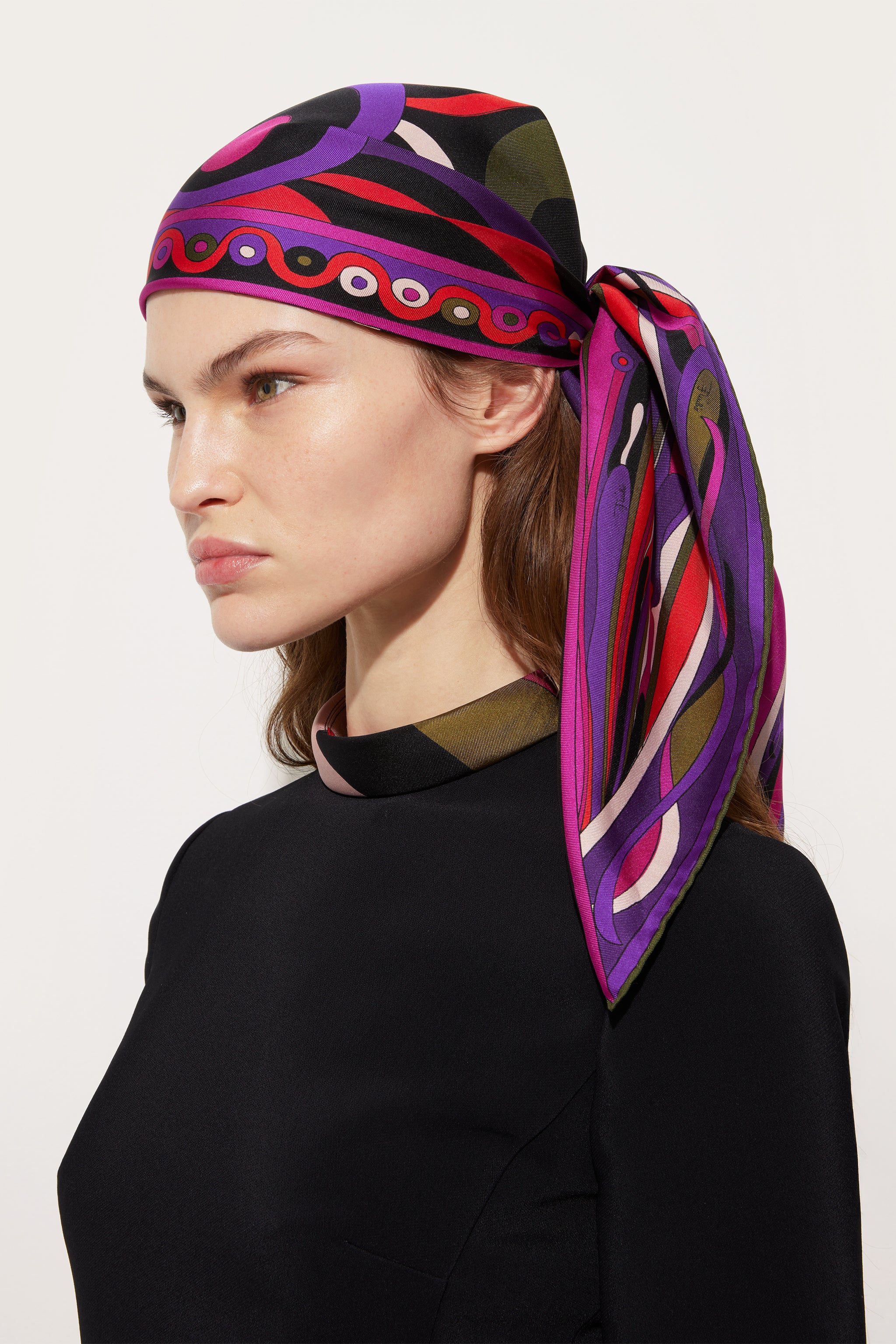 Marmo and Orchidee Print Carre – PUCCI Online Store