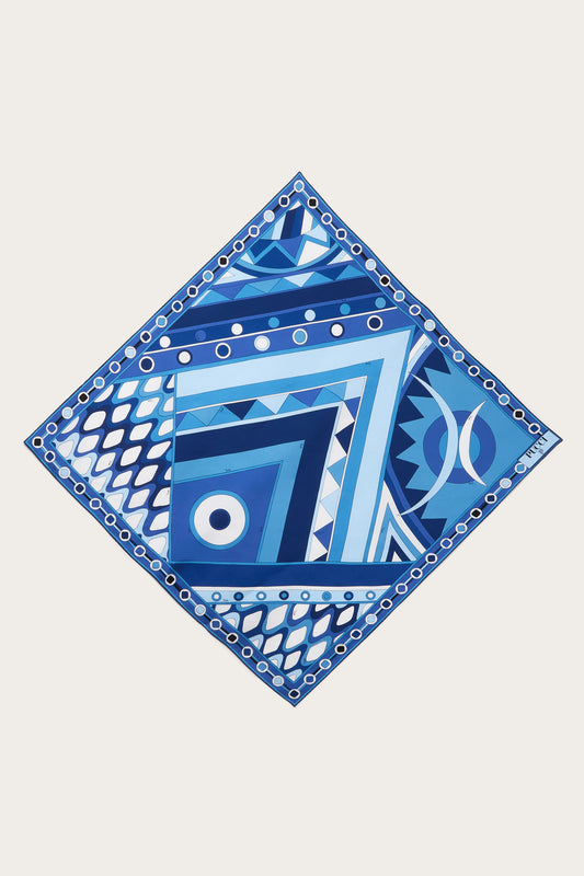 Foulard in Seta in Stampa Vivara	